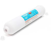 Naturewater Filtre charbon actif – 10" / 254 mm – Perméabilité 5 µ / 1500 l/h – Cartouche Gourmet T33 – Filtration de chlore et de métaux lourds – Purification Eau potable et de robinet