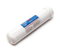 Naturewater Filtre charbon actif - Perméabilité 5 µ / 1500 l/h - 10" / 254 mm - Cartouche Gourmet T33 - Filtration de chlore et de métaux lourds - Purification Eau potable et de robinet