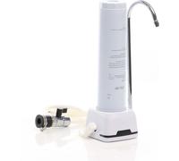 Naturewater NW-1-CTO Filtre de table pour eau potable – avec Bloc de charbon actif et Robinet – Appareil de filtration purification
