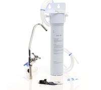 Naturewater NW-1-GAC Filtre à eau potable Sous évier – 110 x 90 x 325 mm – 210 l/h – avec Cartouche sédimentaire Granulés de charbon actif – Purification Filtration
