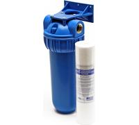 Naturewater NW-BR10B1 Filtre à eau potable à 1 étape – 130 x 140 x 340 mm – 20,67 mm (1/2") – 360 l/h – avec Filtre à sédiments – Purification Filtration