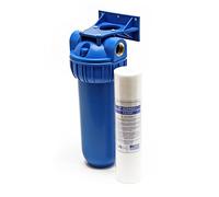Naturewater NW-BR10B1 Filtre à eau potable à 1 étape - 130 x 140 x 340 mm - 26,16 mm (3/4") - 360 l/h - avec Filtre à sédiments - Purification Filtration