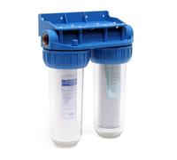 Naturewater NW-BR10B3 Double filtre Eau potable - 274 x 150 x 355 mm - 2 Étapes - 360 L/h - 1"" / 32,89 mm - avec Cartouche PP Sédime