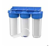 Naturewater NW-BR10B4 - Système de filtration 3 Étapes - 26,16 mm 3/4"" - avec Filtre à sédiments Charbon actif Bioc et Granulés - Ea