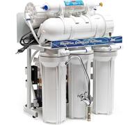 Naturewater NW-RO400-E2 – Système d'Osmose Inverse (RO) à 5 étapes – 1500 l/jour 400 GPD – avec pompe booster – Montage mural, Sous évier – Osmoseur Filtration Purification Filtre à Eau potable robine