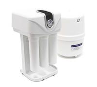 Naturewater NW-RO50-C01-1 - Système Osmose Inverse (RO) 5 étapes - 190 l/jour 50 GPD - Cadre Boîtier Manomètre - Montage mural Sous évier - Osmoseur Filtration Purification Filtre Eau potable robinet