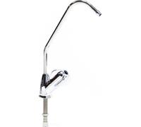 Naturewater Robinet d'eau pour évier – 130 x 33 x 290 mm – raccord 6,35 mm / 1/4" – 300 l/h – modèle deluxe I D-05 – Chromé – pour Système Osmose Inverse (RO) Filtration Osmoseur