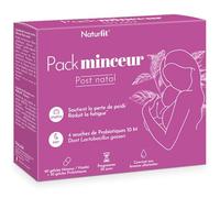 NATURFIT - Pack Minceur Post Natal - Complément alimentaire perte de poids - Extraits de Plantes & Probiotiques - Brûler & déstocker les graisses - Soutenir la flore intestinal - Cure 30j - 90 gélules