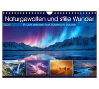 Naturgewalten und stille Wunder (Wandkalender 2026 DIN A4 quer), CALVENDO Monatskalender: Atemberaubende Ki Bilder von Landschaften & Naturphänomenen weltweit.