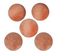NaturGut Lot de 5 boules de bain en cristal de sel - Environ 3 cm - Promontoire de l'Himalaya