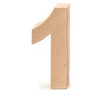 NaturGut Nombre 1 17,5 x 5,5 cm - Carton - Beige - Sticker
