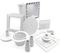 Naturii Skimmer pour piscines hors sol et enterré compatible Gre AR100, kit complet avec panier et accessoires, adapté à la transformation de filtre à cartouche à filtration de sable