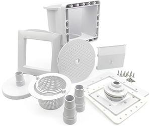 Naturii Skimmer pour piscines hors sol et enterré compatible Gre AR100, kit complet avec panier et accessoires, adapté à la transformation de filtre à cartouche à filtration de sable