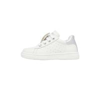 Naturino AXILYA Zip.-Baskets en Cuir, Blanc-Platine 36