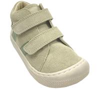 Naturino Barefoot SABBY 19027 Chaussures Enfant Vert Feuille de Pierre avec Brides en Cuir 25