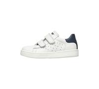 Naturino Baskets en Cuir, Blanc-Bleu 31