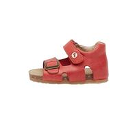 Naturino BEA-Sandales en Cuir avec Boucle et Fermeture Scratch,Rouge 19