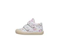 Naturino Chaussures Premiers Pas en Cuir avec imprimé Fleurs, Blanc 25