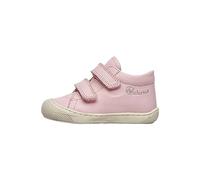 Naturino Chaussures Premiers Pas en Cuir, Blanc-Rose 23