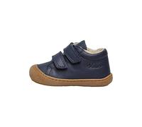 Naturino Chaussures Premiers Pas en Cuir doublés en Laine, Bleu foncé 25