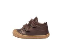 Naturino Chaussures Premiers Pas en Cuir doublés en Laine, Marron foncé 25
