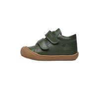 Naturino Chaussures Premiers Pas en Cuir, Vert foncé- 29