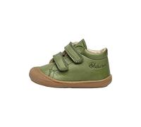 Naturino Chaussures Premiers Pas en Cuir, Vert Olive 25