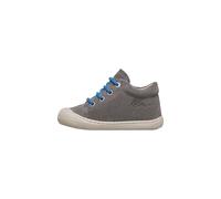 Naturino Chaussures Premiers Pas en suède, Anthracite-Bleu- 22