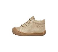 Naturino Chaussures Premiers Pas en suède pailleté, Platine 18