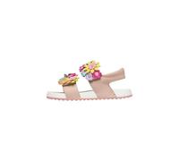 Naturino Sandales en cuir avec des fleurs appliquées, Rose poudré- 30