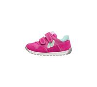 Naturino Sneakers en Cuir et Tissu, Fuchsia-Vert 27