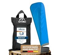 NATURIZ Cale fendeuse professionnelle pour bois 2,3 kg avec sac et capuchon de protection - Coin de fendage rotatif extra tranchant pour fendre le bois sûr et léger (1,8 kg)