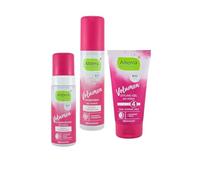 Naturkosmetik Lot de 3 accessoires de coiffage pour cheveux fins Avec papaya bio et moussant, laque et gel coiffant pour cheveux fins Certifiés et végétaliens (Alterra)