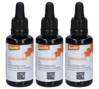 NATURKRAFTWERKE Huile d'argousier vierge Demeter 3x30 ml