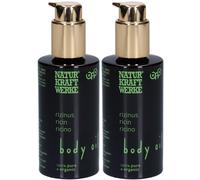 NATURKRAFTWERKE Huile de ricin bio pour le corps 2x100 ml