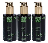 NATURKRAFTWERKE Huile de ricin bio pour le corps 3x100 ml