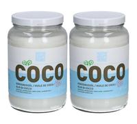 NATURKRAFTWERKE Huile pur de coco, native et pressée à froid 2x1420 ml