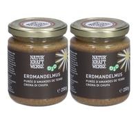 NATURKRAFTWERKE Purée d'amandes de terre bio 2x250 g