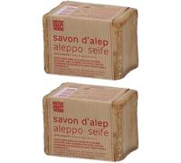 NATURKRAFTWERKE Savon d'Alep 20 % Huile de Laurier 2x200 g