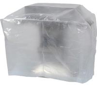 Naturn Living Housse de barbecue transparente de qualité supérieure - 60 x 60 x 125 cm - Durable, résistante aux intempéries et protectrice - Housse de barbecue avec revêtement en PVC transparent pour