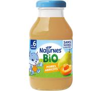 NaturNes - Boisson BIO Poires Abricots sans Sucre Ajouté 12x200ml