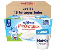 NaturNes - P’tit Oncteux au Fromage Blanc Nature Coupelle 16x90g