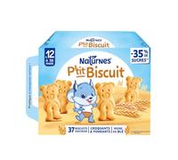 NaturNes - P'tit Biscuit Riche en Blé Étui avec Poignée 1 x180g (Lot de 4)