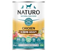 Naturo Poulet et Légumes Chien Aliment Pot 12 Boîtes de 390 g