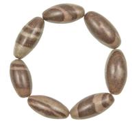 Naturosphère - Bijoux naturels C13 - Bracelet en galets de shiva lingam