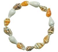 Naturosphère - Bijoux naturels C13 - Bracelet Extensible avec Coquillages