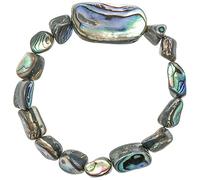 Naturosphère - Bijoux naturels C13 - Bracelet pépites en Nacre Abalone paua