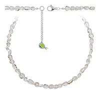 Naturosphère - Bijoux naturels C16 - Collier en cristal de roche - Perles roulées 7 à 10 mm - 60 cm