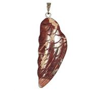 Pendentif aile d'ange en jaspe breschia