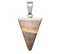 Naturosphère - Bijoux naturels C17 - Pendentif flèche triangle en oeil de tigre